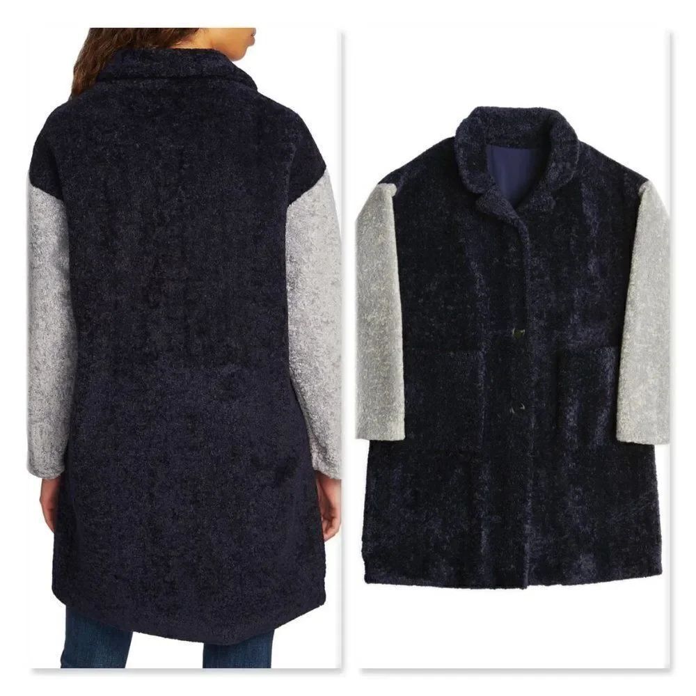 Court & Rowe Haley Colorblock Teddy Coat - Picture 2 of 12